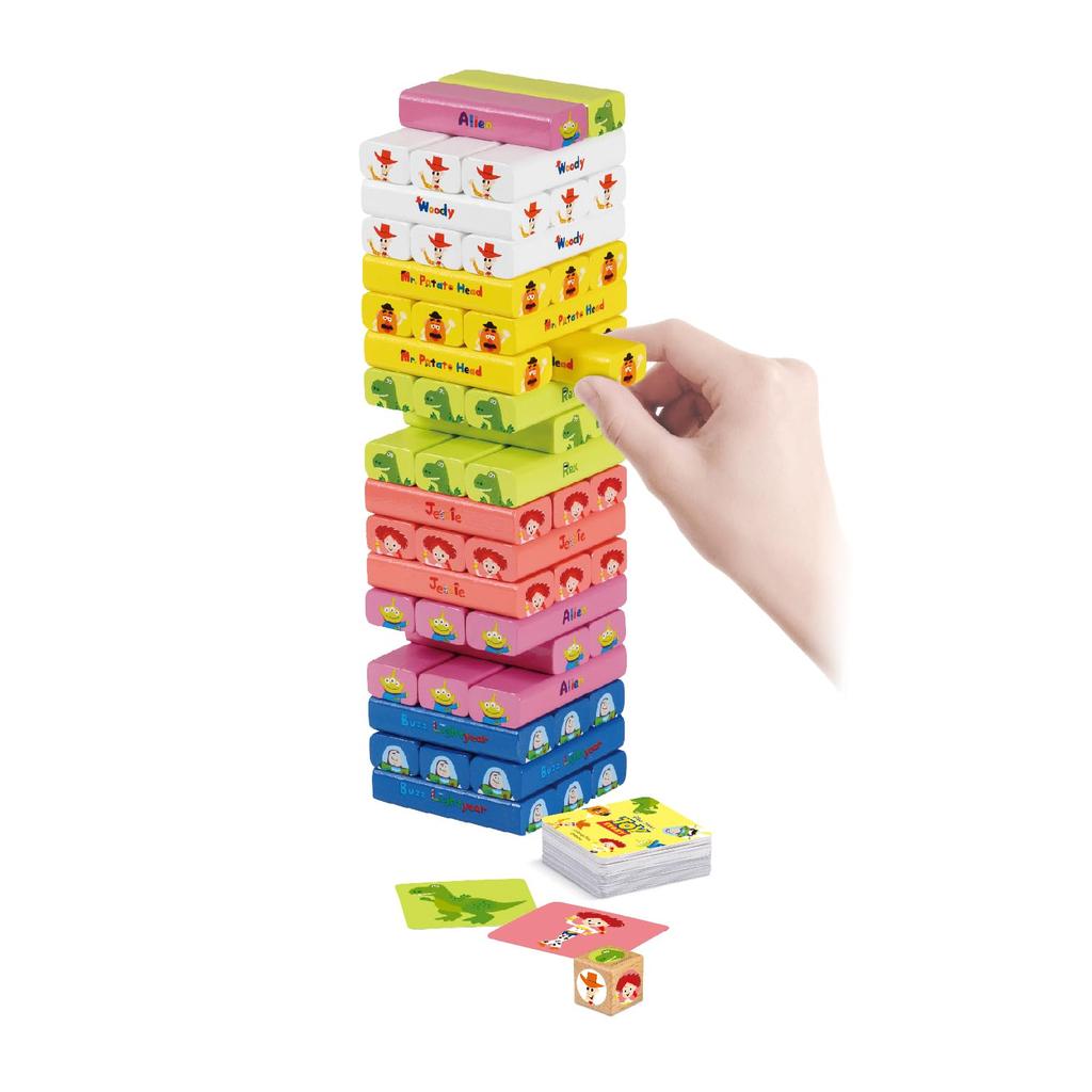Kawada Toy Story Balance Tower (Renewed) 7.5 x 7.5 x 27.3 cm, Ages 6 and Up, Action Game, Balance Game Toy, KG-035