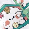 Waffle Paper Quiet Book Vibrant Multi-Colored Bread Cartoon Busy Book Fried Chicken Convenience Store Snack Bar Sticker Game