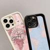 LZ24 Map airplane trajectory art Silicone Phone Case for Infinix Smart9 Hot 40i Tecno Camon20 Moto G22 G30 OnePlus Google Pixel9 Shockproof Back Cover