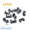 20PCS/50PCS 1/3 Cross Shaft Hole Technology Building Blocks Parts MOC 67446 DIY Educational Assembles Bricks Toys Accessories