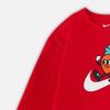 Nike Sweatshirt Graphic Print Crewneck Kids Tops Red FN7117-657