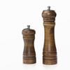 Manual Wooden Pepper Mill with Ceramic Grinder - Kitchen Tool for Black Pepper