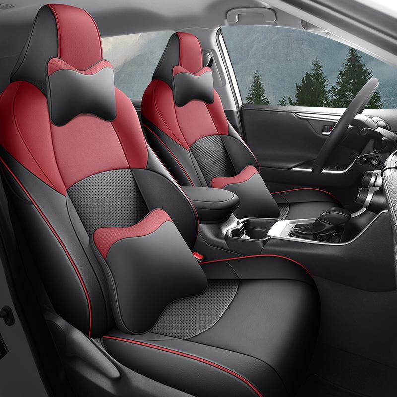 Full Coverage Car Seat Covers For Toyota CHR 2020-2025 Leather Interior Non-slip Seat Cushion Protective Automotive Parts