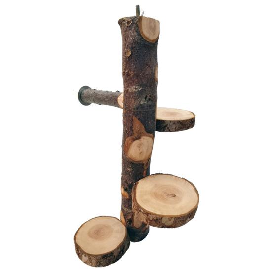 

Yousheng Chinchilla Stand Exercise Training Play Ground Natural Wood Small Animal Climbing Platform Pet