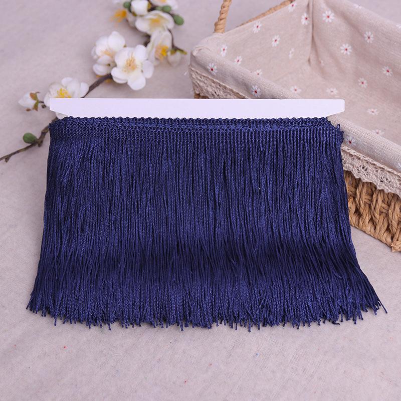 10-30cm10Metri Frange Pizzo Nappa Bordino Decorazione Tenda Danza Latina Accessori da Cucito Puntilla Borla Frange Lunghe da Cucire