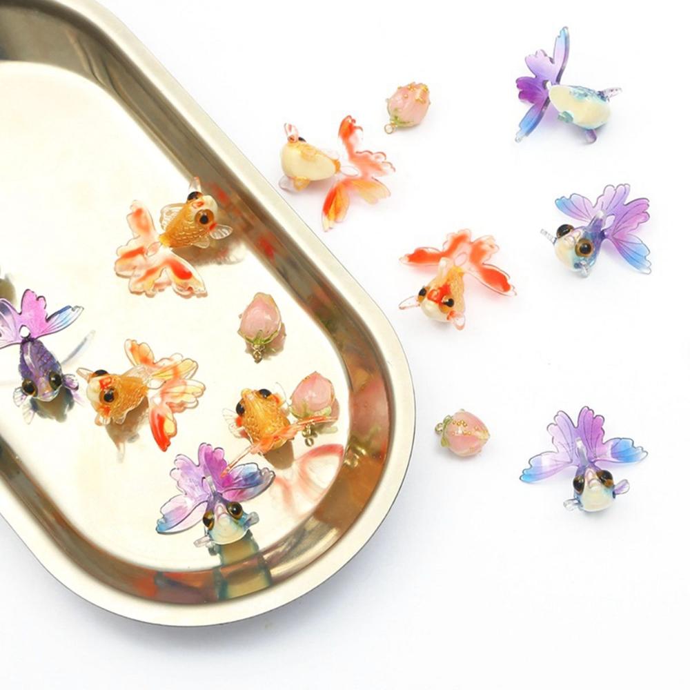 DIY Acrylic Fairy Garden Goldfish Ornament Figurines Decoration Miniature