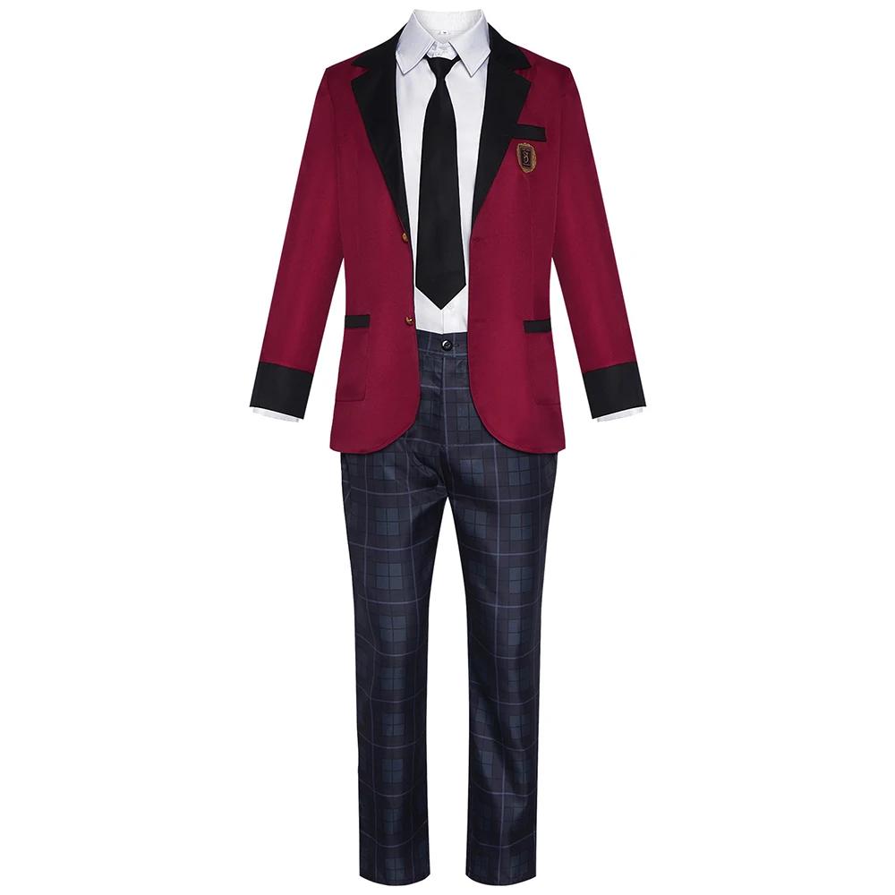 Anime Kakegurui Ryota Suzui Jabami Yumeko Saotome Uniform Suit Man Woman Cosplay Costume Jacket Pants Skirt Halloween Clothes