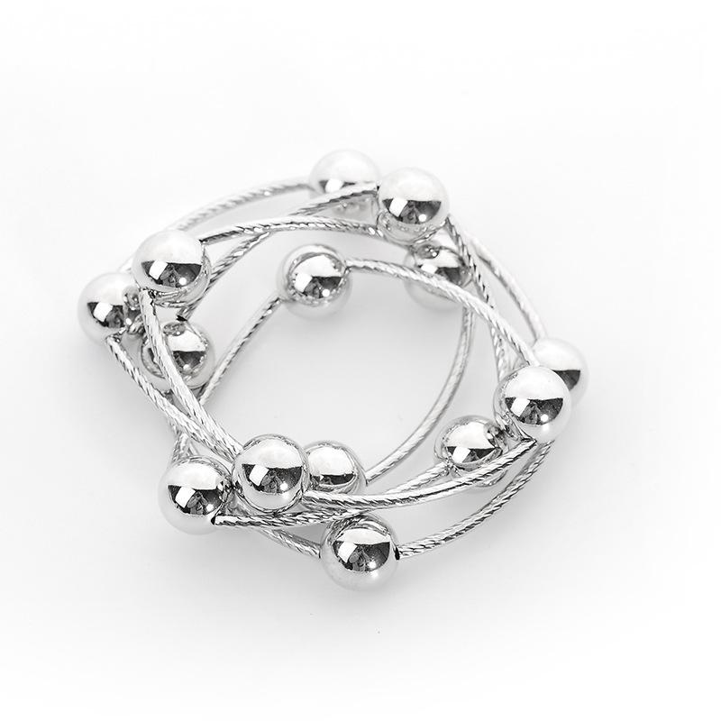 European and American Fashion Multi-layer Wrapped Pearl Bracelet