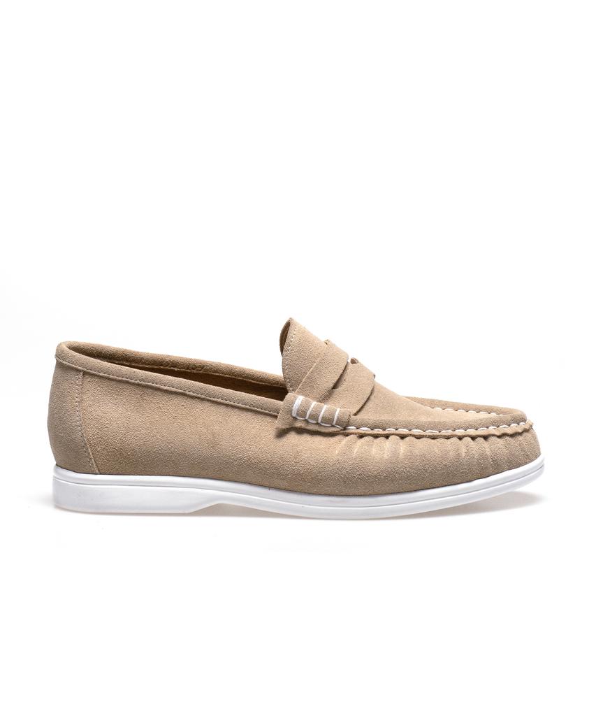 Allclassic Alc4411W Resort Shirred Loafers_Beige Suede