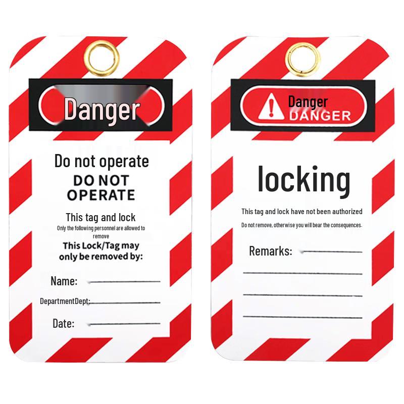 Bingyu Industrial Safety Lockout Tag
