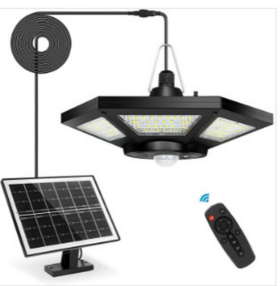 

Split Type Solar LED Light for Outdoor/Indoor & Garage Six-side Light, One Warm Light