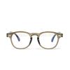 Glasses Flat Mirrors Men'S Rivets College Style Plain Mirrors Women