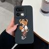 For OPPO Realme 16 15 14 Pro Plus C85 Pro OPPO Reno 15 Pro AX7 A77 A91 A95 A96 Phone Case Lovely Bear Soft Liquid Silicone Lightweight Anti Drop Shell