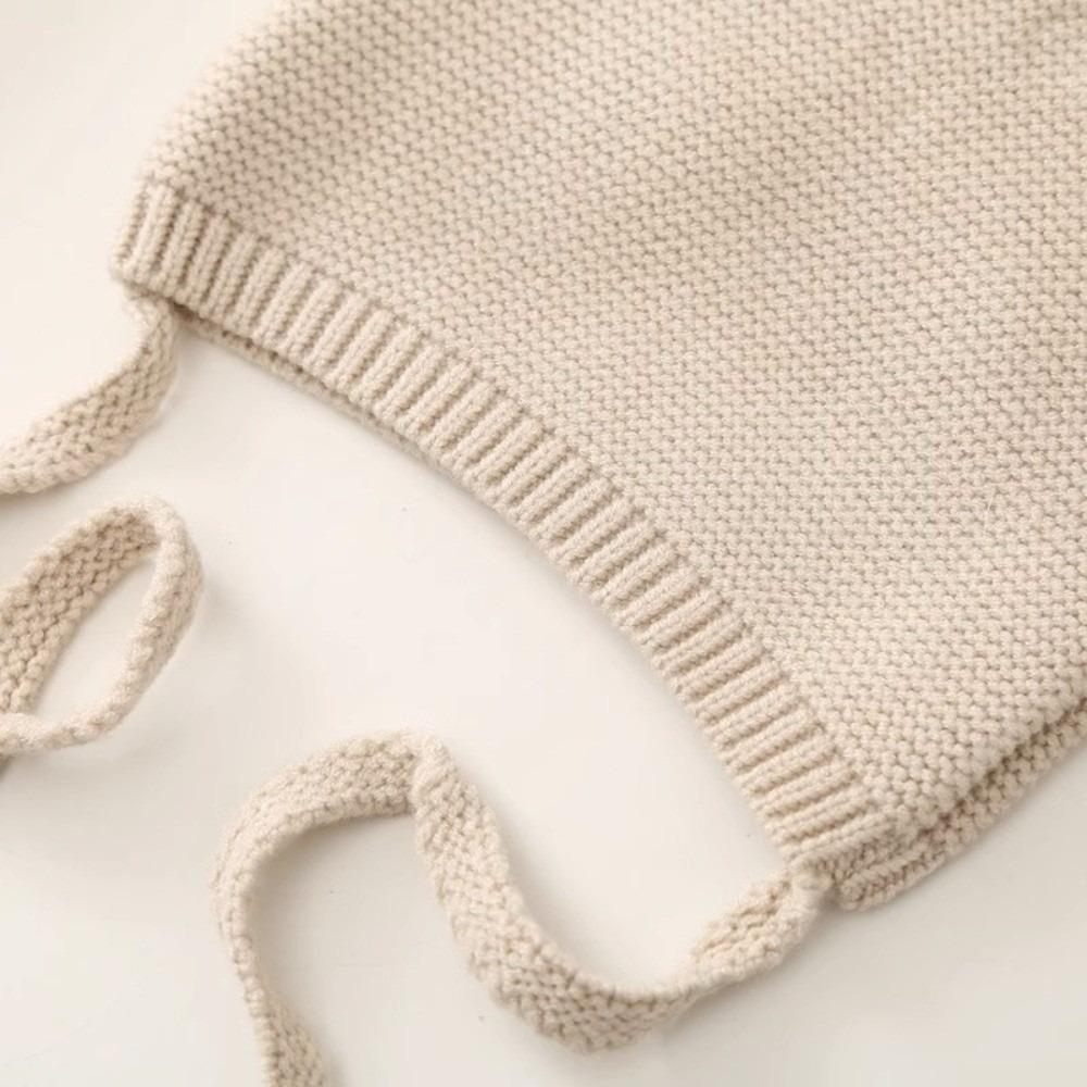 Soft Material Knitted Hat Pom-pom Design Knit Cap Stylish Baby Hat  For Boys