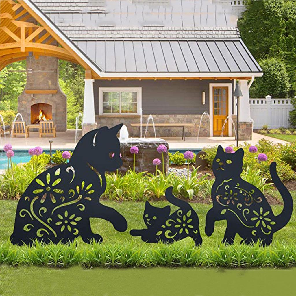 Metal Cutting Die 3D Playing Cats Cutting Dies for DIY Scrapbooking Photo Decor