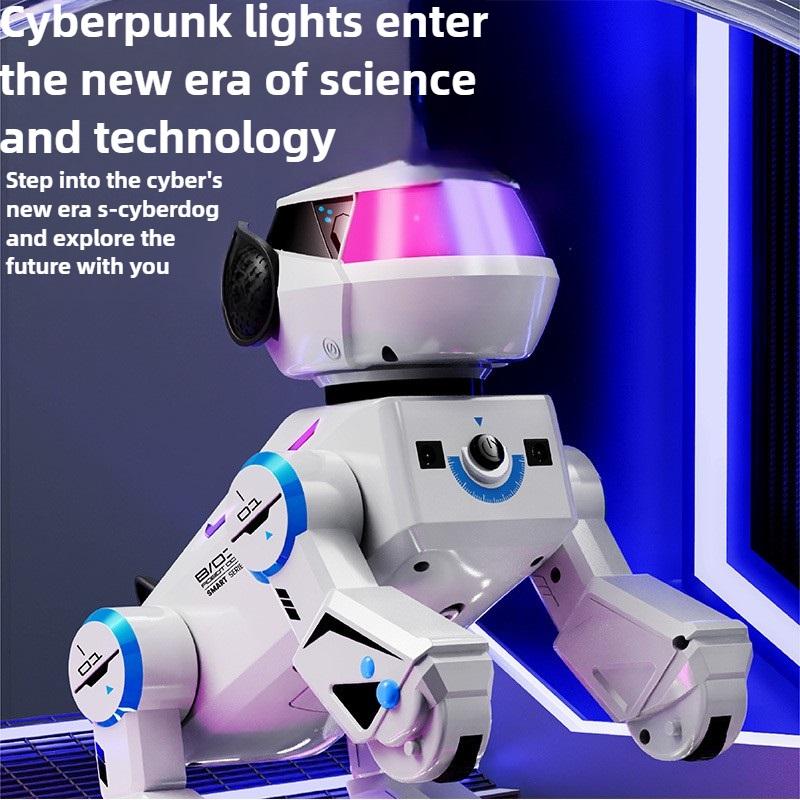 Cool Stuff Toy Car Funny Gift-Kawaii AI Intelligent Rc Robot Dog,Bluetooth Speaker Cyber Robot,remote Control Car,Toys For Boys