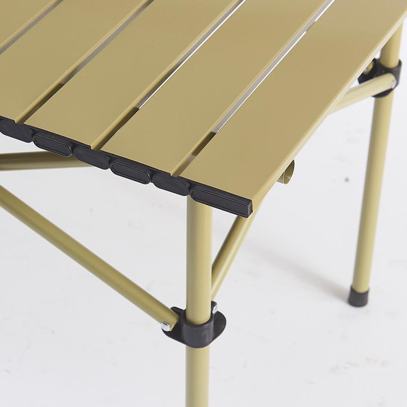 Portable Folding Outdoor Camping Table – Egg Roll Design for Picnic and Barbecue.