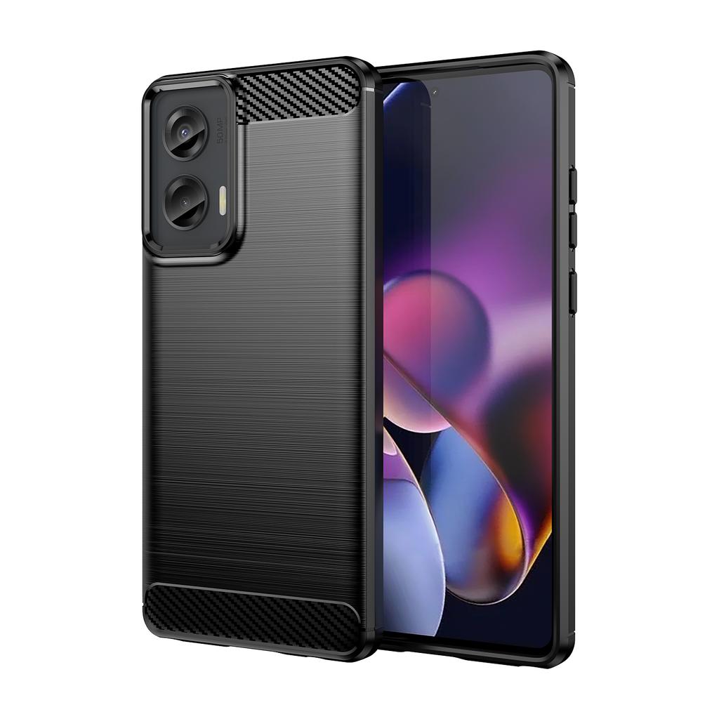 Shockproof Matte Case For Motorola Moto G Stylus 5G 2024 Luxury Silicone Cover for moto g stylus 2024 Soft Carbon Fiber Cases