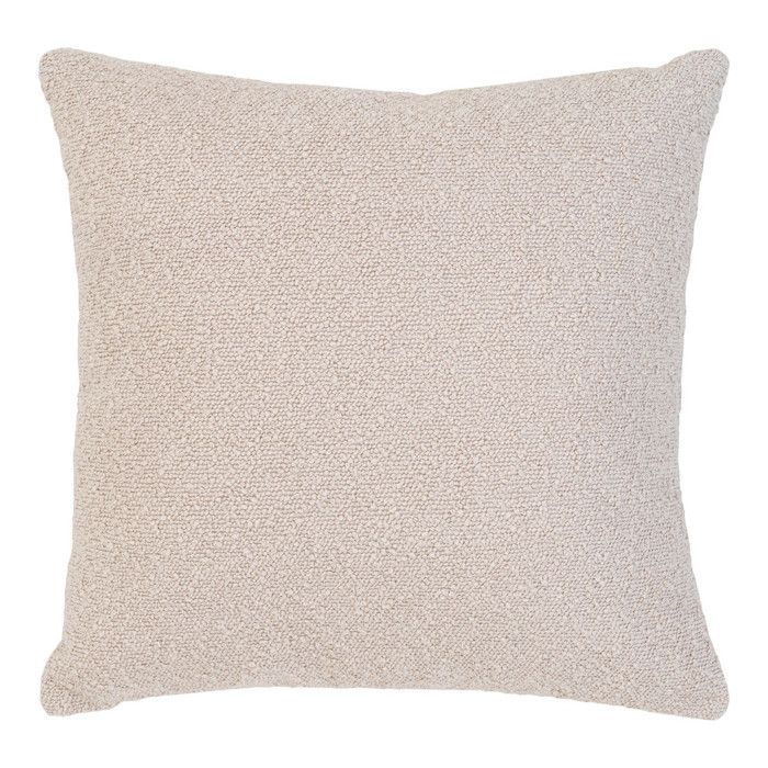 Savannah coussin bouclé 45x45cm beige.