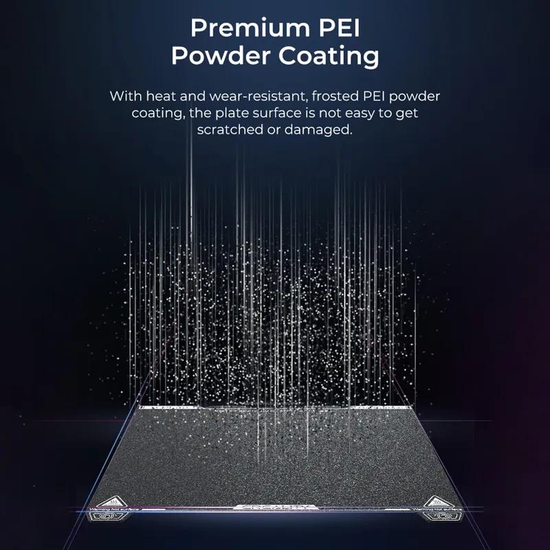 Creality Official original K1C PEI Build Plate Without Soft Magnetic Sticker 235x235mm K1C Printing Plateform Board Frosted