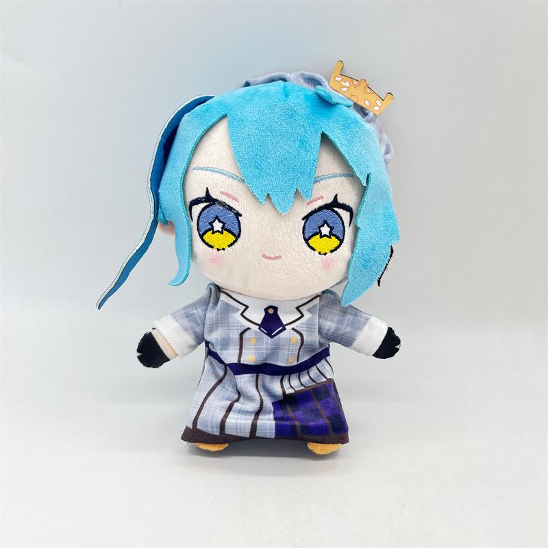 Hololive Plush Toy Hoshimati Suisei Inugami Korone Houshou Oozora Marine Gawr Gura Cosplay Plushie Stuffed Dolls Birthday Gifts