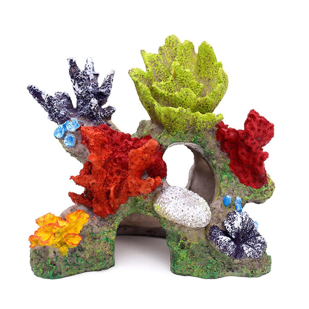 Aquarium Colorful Decoration Artificial Resin Fish Tank Accessories Ornament Aquarium Decoration Resin