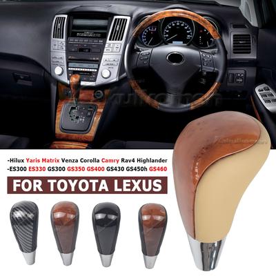 Pomello del cambio automatico in pelle Leva del cambio Stick per Toyota Corolla Camry Yaris Rav4 Per Lexus IS GS LS RX ES Modelli