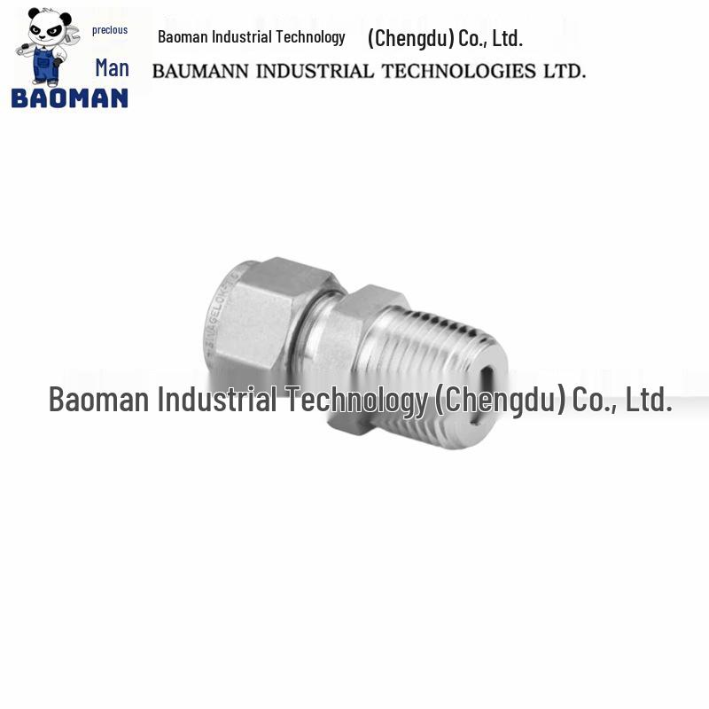 

Swagelok Stainless Steel 8mm Tube Fitting with NPT Male Thread, Part No. SS-8M0-1-8BT.