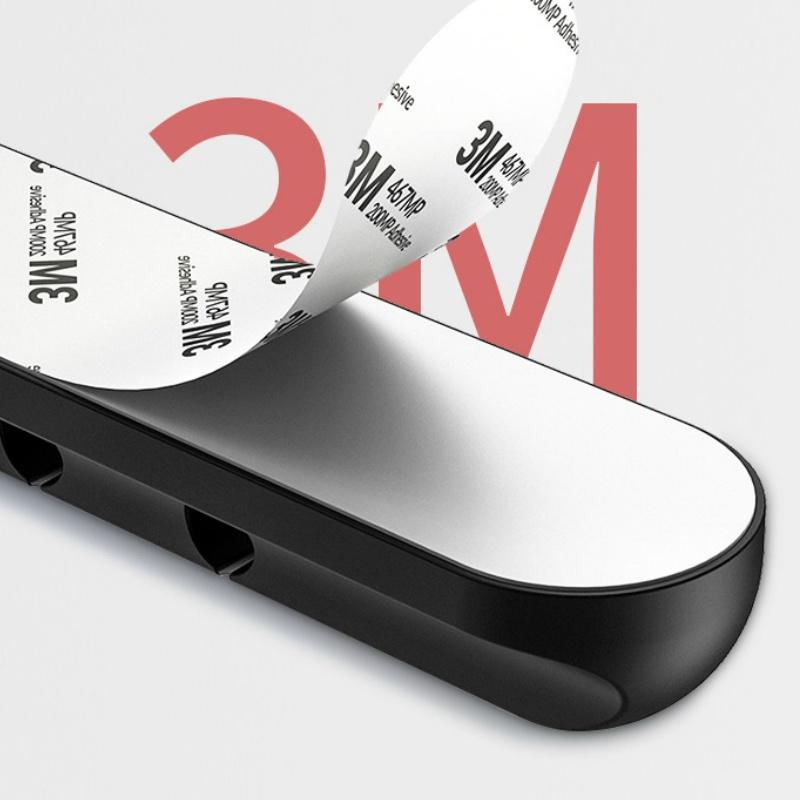 Feel Free To Stick Multi-function Desktop Cable Organizer USB Fixed Cable Storage Hub Cable Tie Card Slot Clip Buckle Network Cable Finishing Artifact