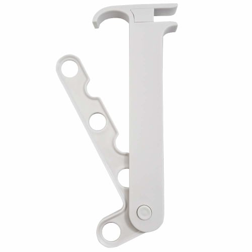 AISEN LK422 Polypropylene/ABS Resin/Neodymium Magnet Curtain Hooks, 4 Hooks