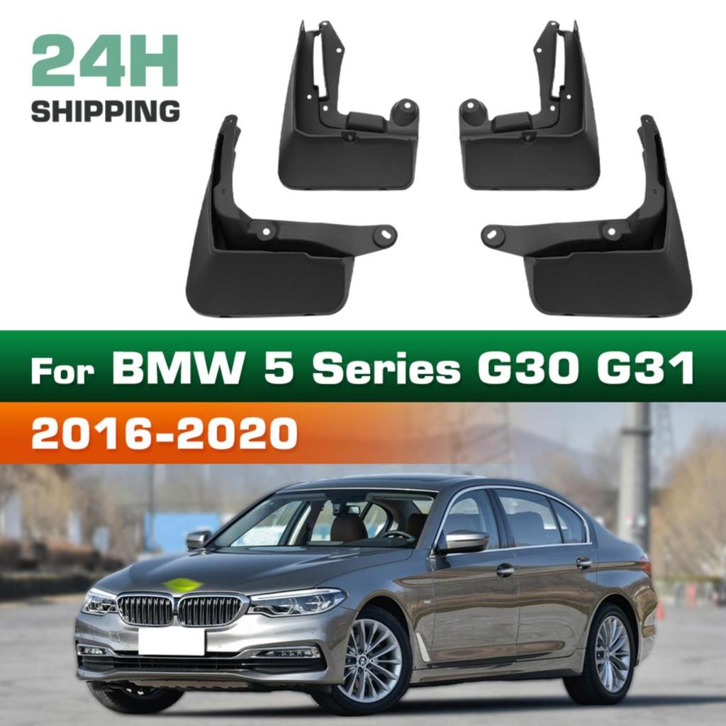 4PCS Car Mud flaps Splash Guards Mudguards Car Mud Flaps Compatible with BMW 5 Series G30 G31 2016 2017 2018 2019 2020