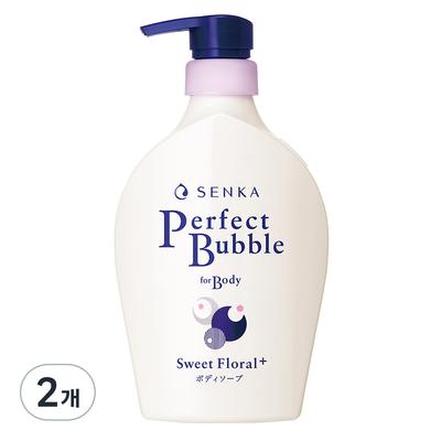 Perfect Bubble for Body Wash Sweet Floral Fragrance, 500ml, 2 Units