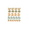 Glitter Foam Sticker Animals 24 Pieces