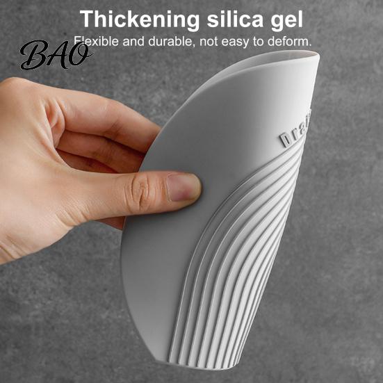 Universal Drain Cover Silicone Floor with Handle, Shower Tub Stopper, Bathroom Sewer Anti-Odor Deodorizing Mat for Kitchen Laundry Room Seal