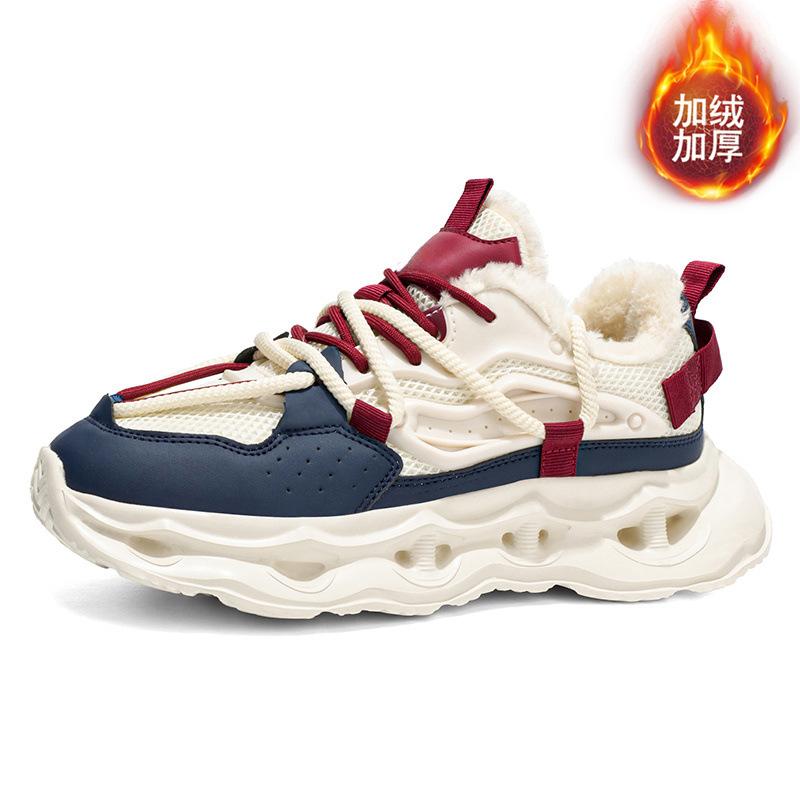 New mid-top comfortable soft-soled cushioning dad shoes winter sports shoes outdoor casual trendy shoes