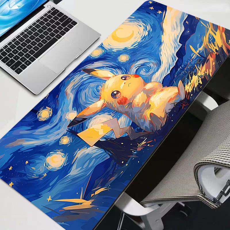 Mouse Pad durable Large Gamer Pokemon Pikachu XXL Keyboard Desk Mouse Mat Carpet Rubber Tapis Souris Gaming Notbook Mousepad