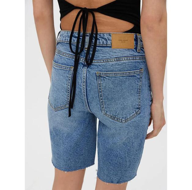 Vero Moda Brenda Long Mix Denim Shorts