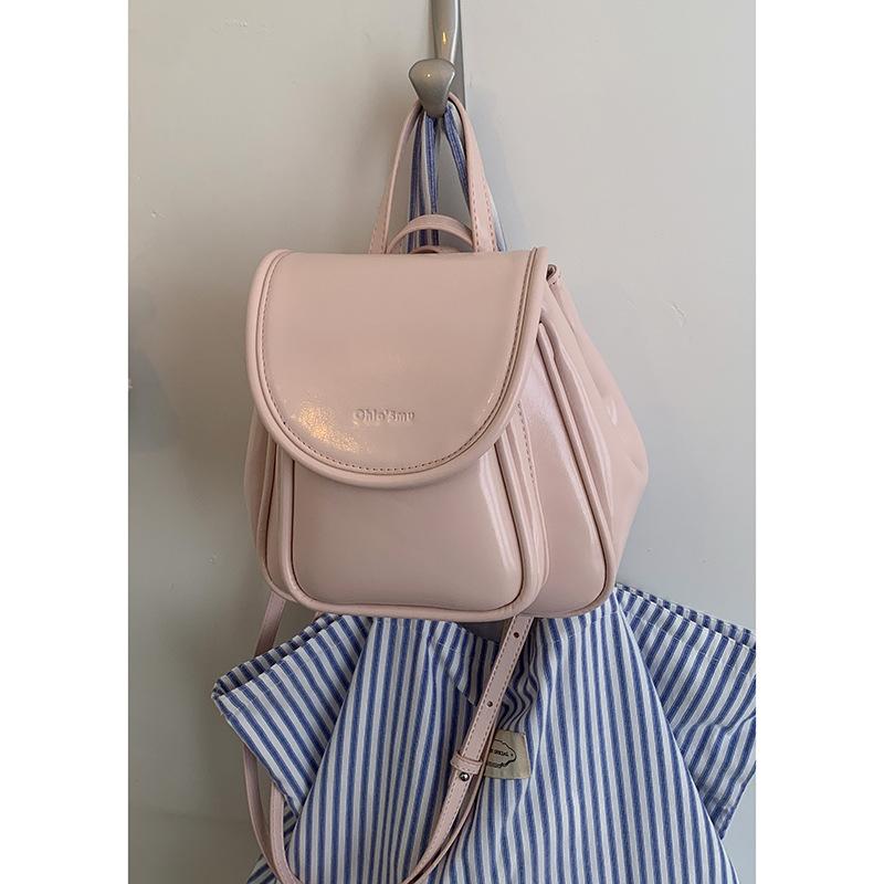 Niche design backpack bag women's 2025 summer new macaron college style handbag