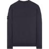 Stone Island Badge Pullover Crew Neck Long Sleeve Sweatshirt Unisex sweatshirt Blue 801560154-V0020