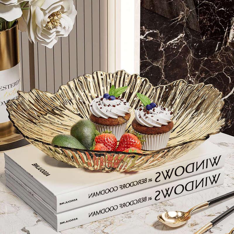 Creative Petal-Shaped Fruit and Snack Tray