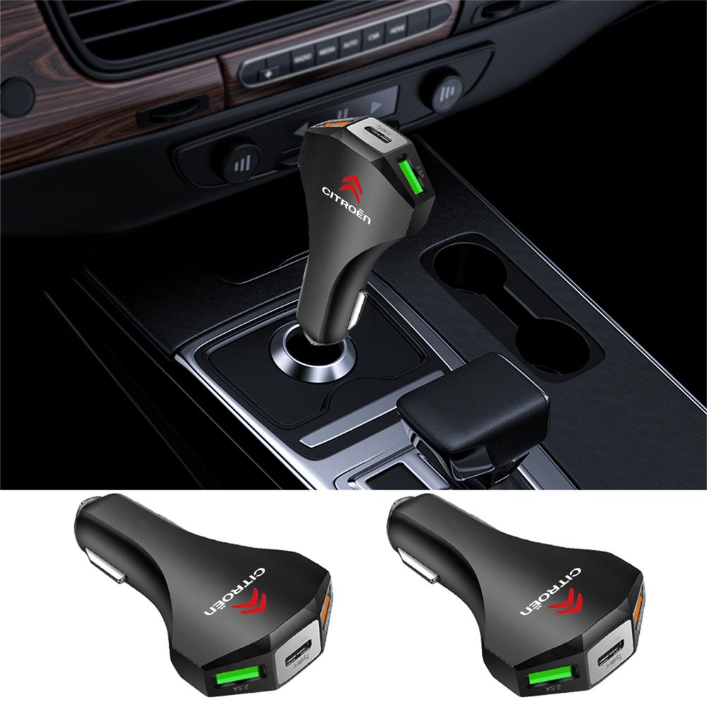 PD 35W Autoladegerät Typ C Schnellladung Auto Handy-Adapter für Citroen C-Elysee Picasso DS C4 C3 C5 C1 C2 Berlingo