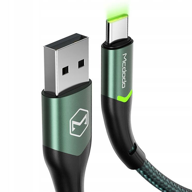 Mcdodo Phone Cable Fast Charging Usb-C Usb Type C 1M Qc 4.0 Led