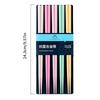 5Pairs Chinese Chopsticks Reusable Mixed Color Chopstick Sushi Noodle Sticks Household Kitchen Tools Party Supplies