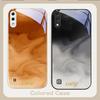 Ink wash connotation blue For Samsung A01 A02 03 Core 04 05 06 10 12 13 14 5G 15 16 M02 12 Note 8 9 10 20 glass Ultra phone case