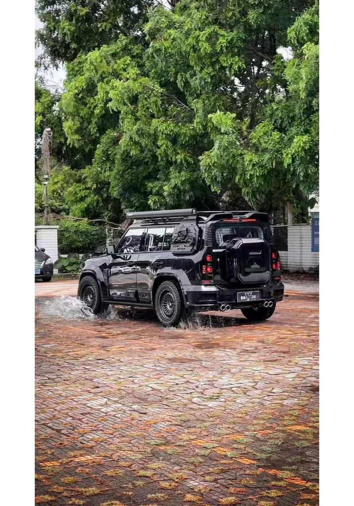 Jetour Traveler / ShanHai T2 Knight 007 Body Kit: Luminous Grille, Wide Fender, Hood & Side Skirt