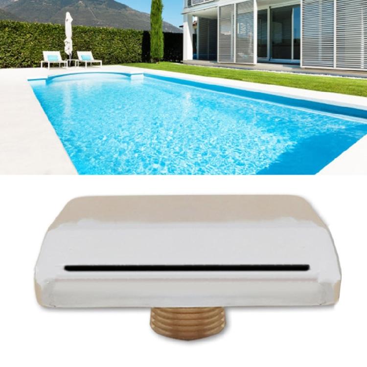 Stainless Steel Water Fountain Pool Waterfall Fount Pool Bathtub Waterfall Tub Spout Waterfall Water Outlet Nozzle