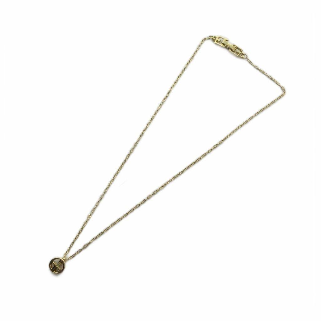Used Givenchy GIVENCHY Necklace Accessories Pendant Logo Gold Color GY18 /MQ