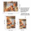 5D Diamond Painting Kit Pumpkins On Riverbank Full Drill Canvas Art DIY Rhinestone Craft for Modern Wall Decor