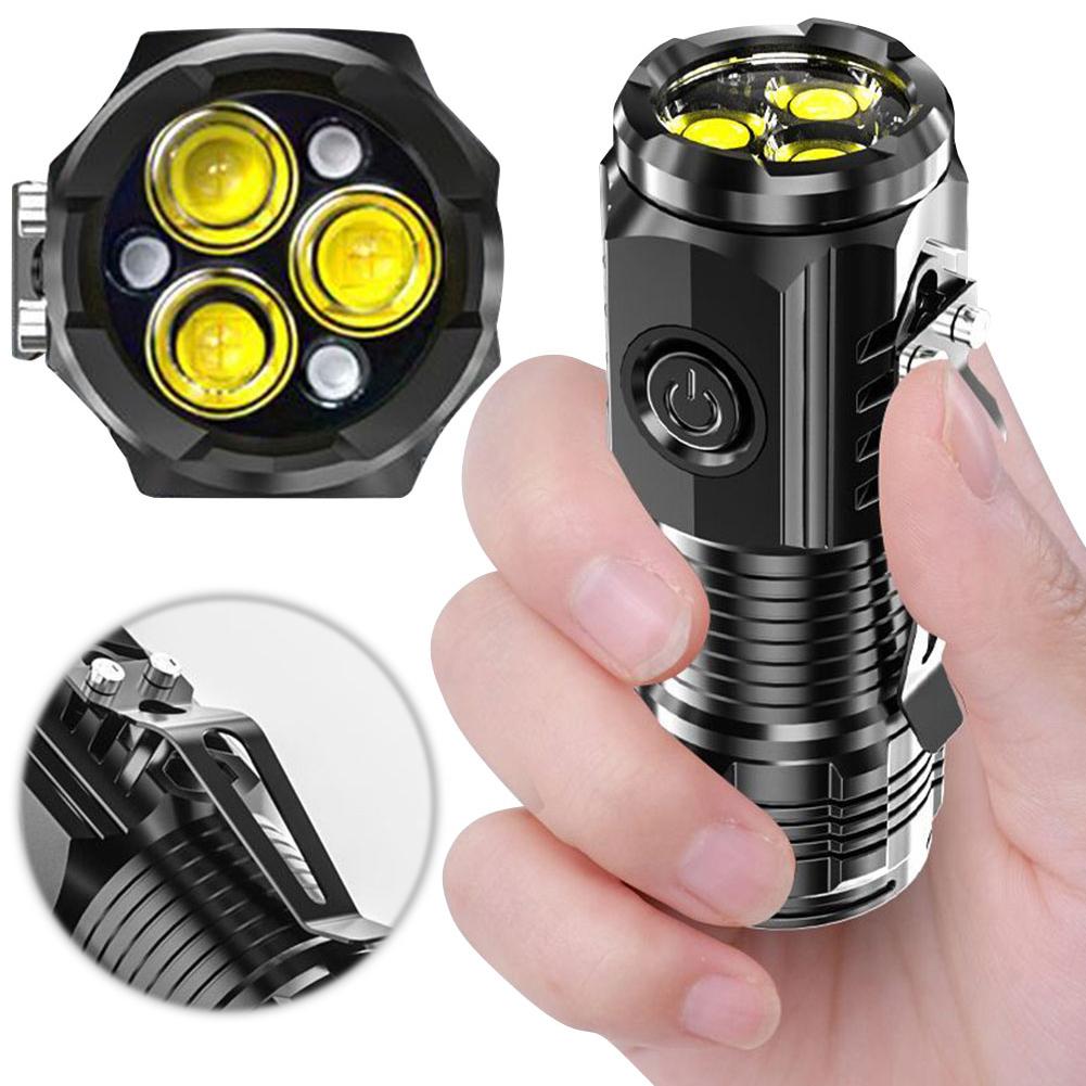3LED Car Repair Working Lights 300LM Repair Emergency Light Waterproof Garage Mechanic Lamp USB Charging for Outdoor Camping Use