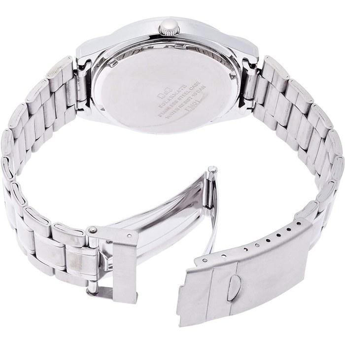 [Citizen Q&Q] Watch Analog Solar Waterproof Date Day Metal Band H010-204 Men's White